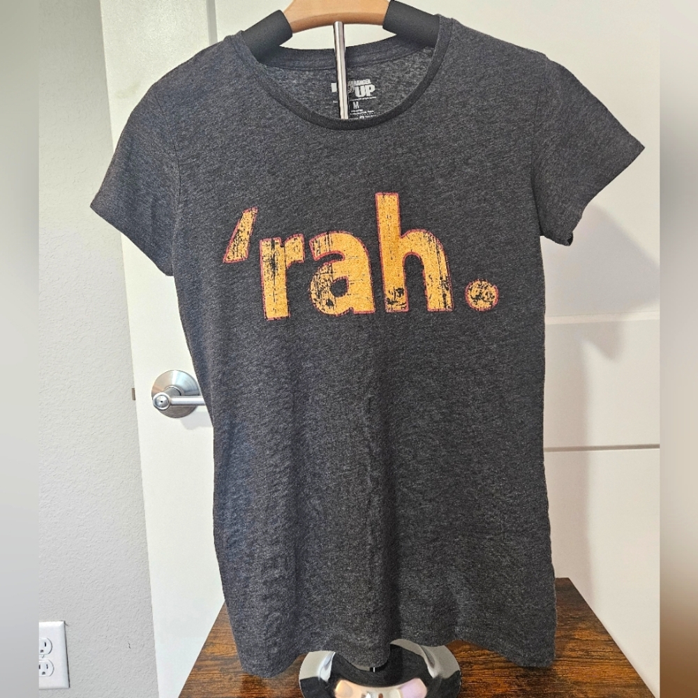 Ranger Up Ladies "'Rah" t-shirt, gray, medium